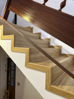  Vinylove schody bez nosu BUKOMA dub Gladstone hnedy